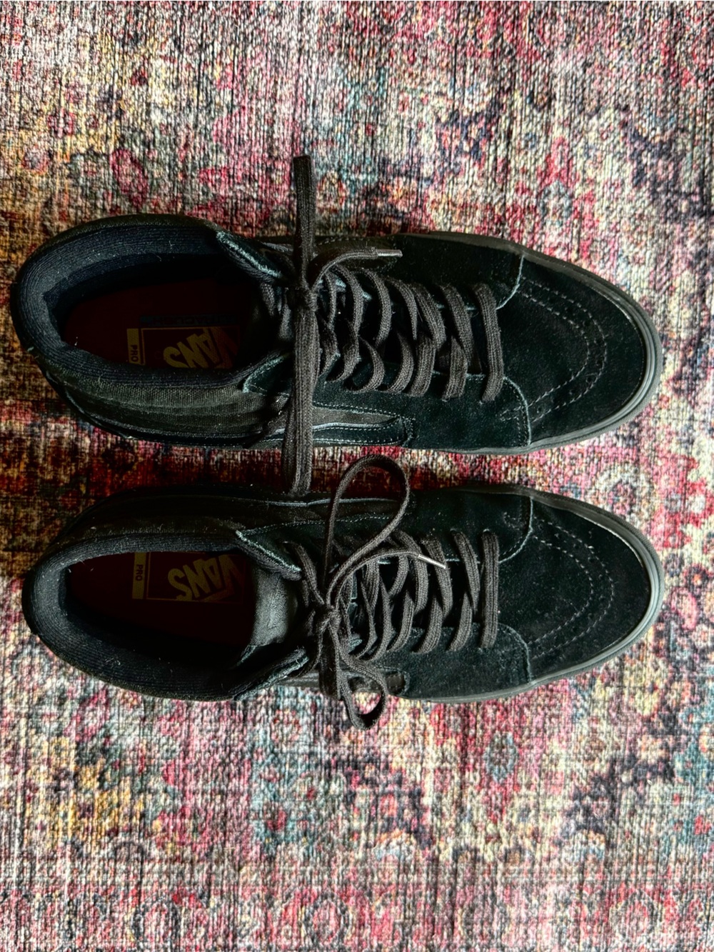 Vans Black Suede High-Top Sneakers - Men’s
